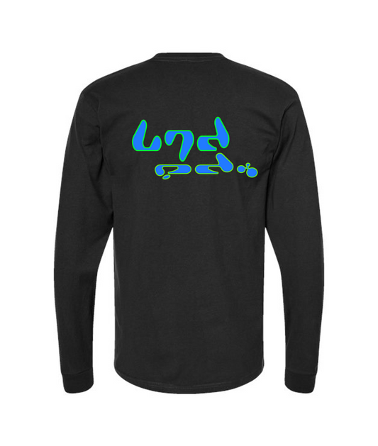 V-LECTOP - Anime Girl - Black Long Sleeve T