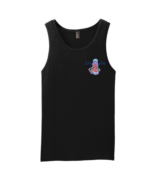 V-LECTOP - Anime Girl - Black Tank Top
