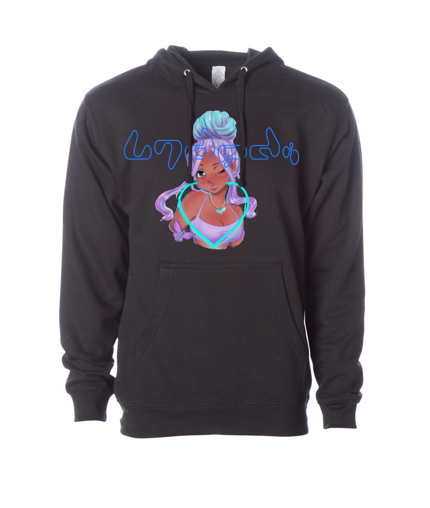 LimitedEdition Clothing - Anime Girl - Black Hoodie