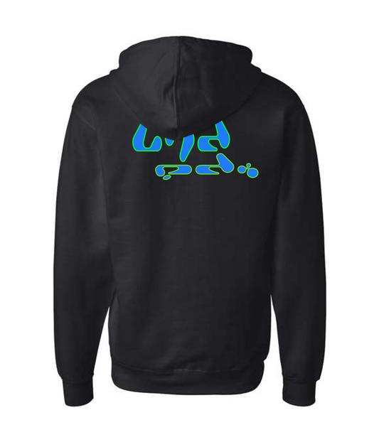 V-LECTOP - Anime Girl - Black Zip Up Hoodie