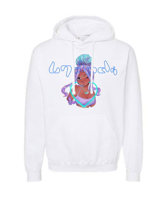 V-LECTOP - Anime Girl - White Hoodie
