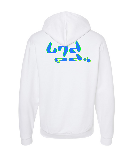 V-LECTOP - Anime Girl - White Zip Up Hoodie