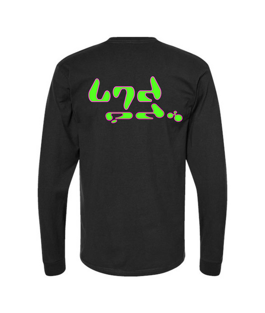 V-LECTOP - Anime Girl - Black Long Sleeve T