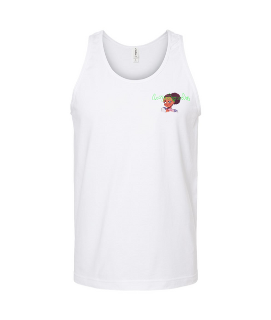 V-LECTOP - Anime Girl - White Tank Top