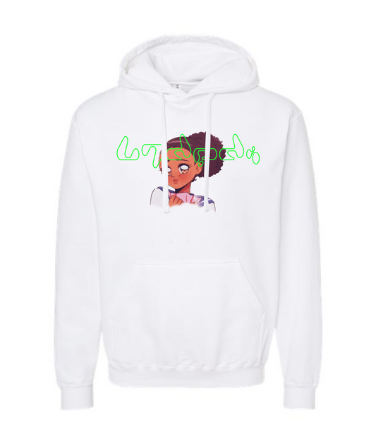 V-LECTOP - Anime Girl - White Hoodie