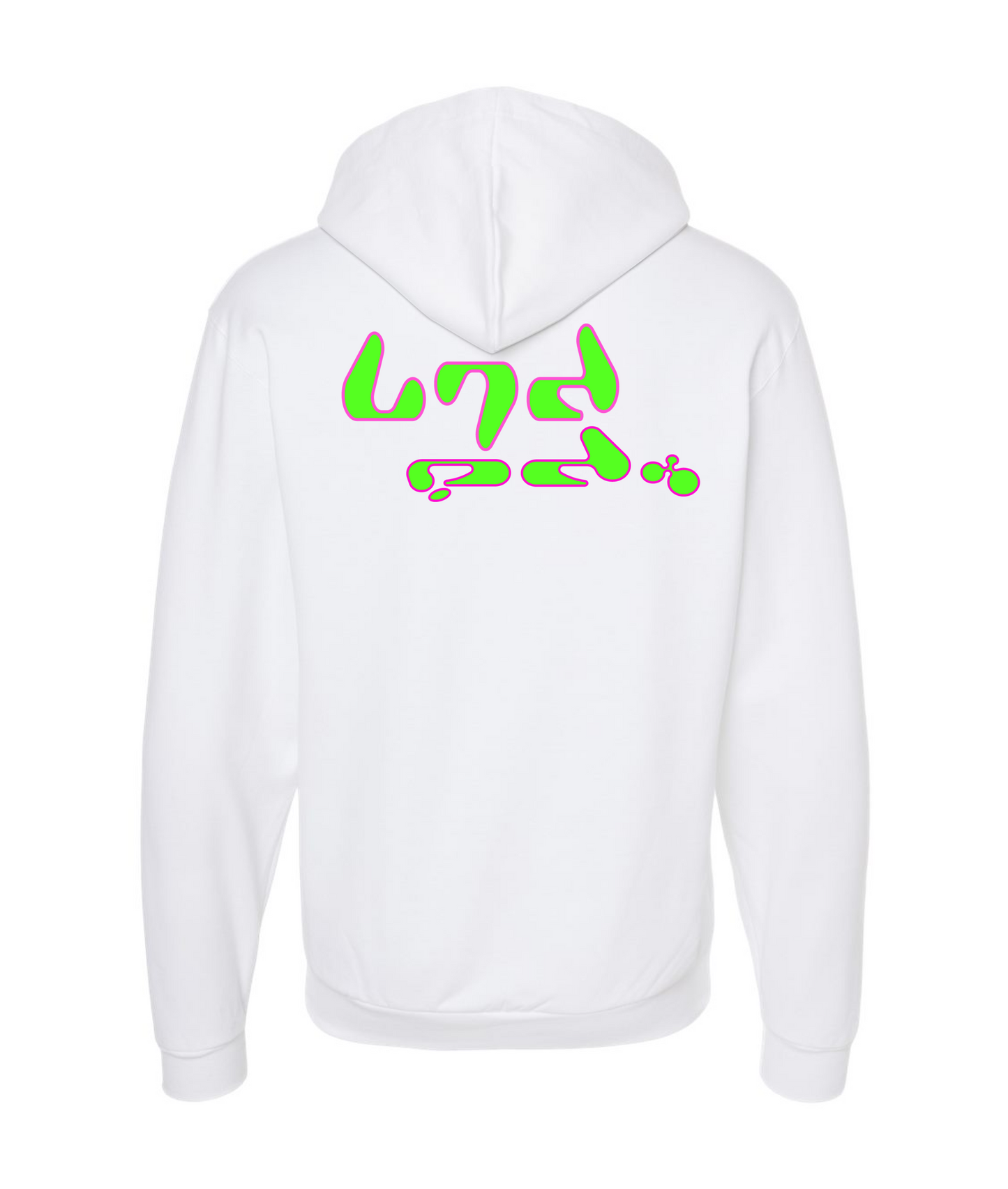 V-LECTOP - Anime Girl - White Zip Up Hoodie
