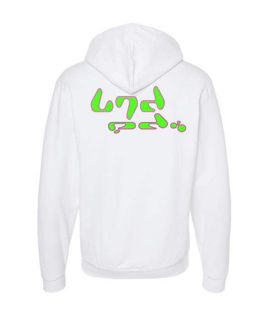 V-LECTOP - Anime Girl - White Zip Up Hoodie