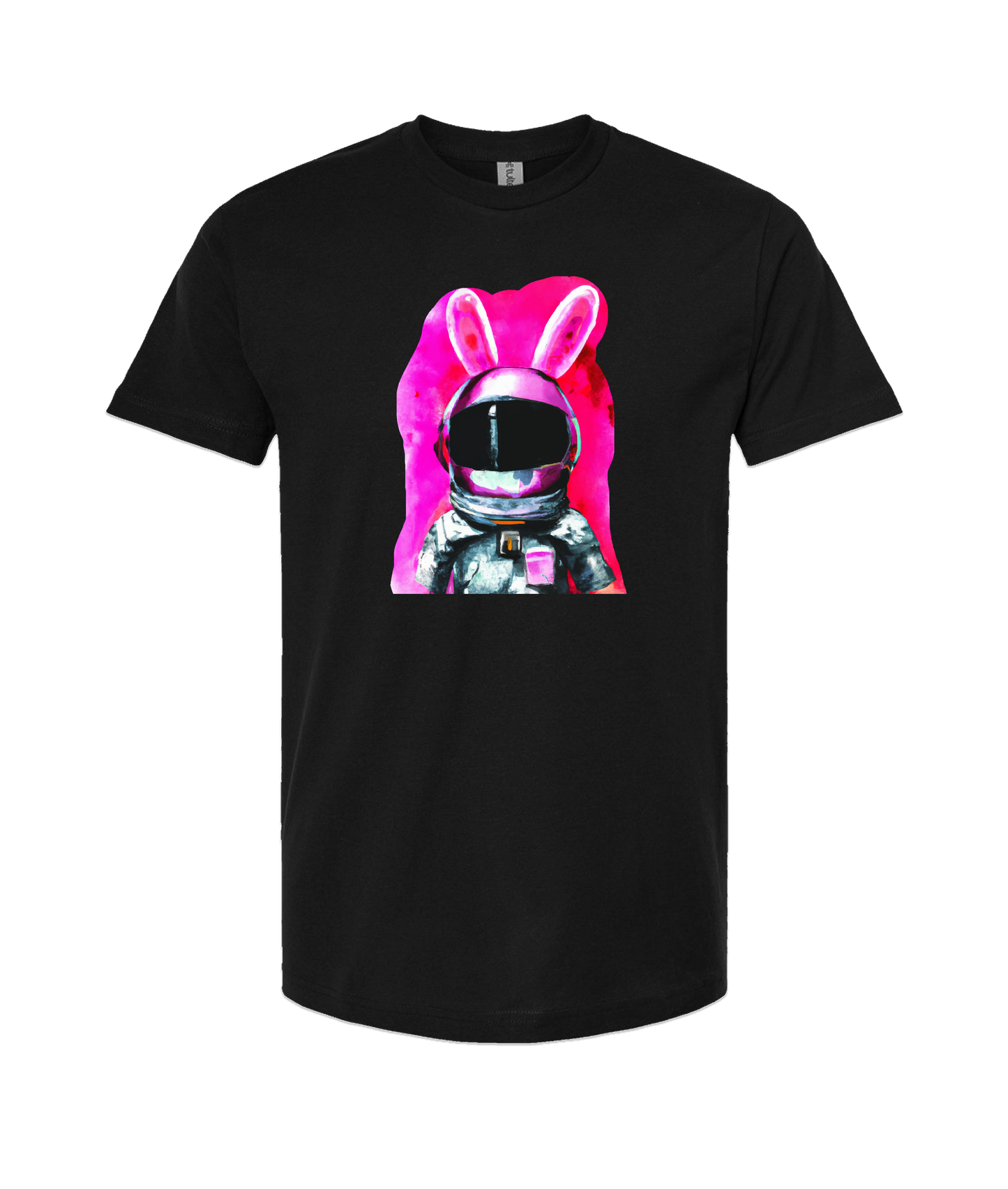 Legendarious - SPACE RABBIT - Black T-Shirt