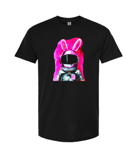V-LEGPTOP - SPACE RABBIT - Black T-Shirt