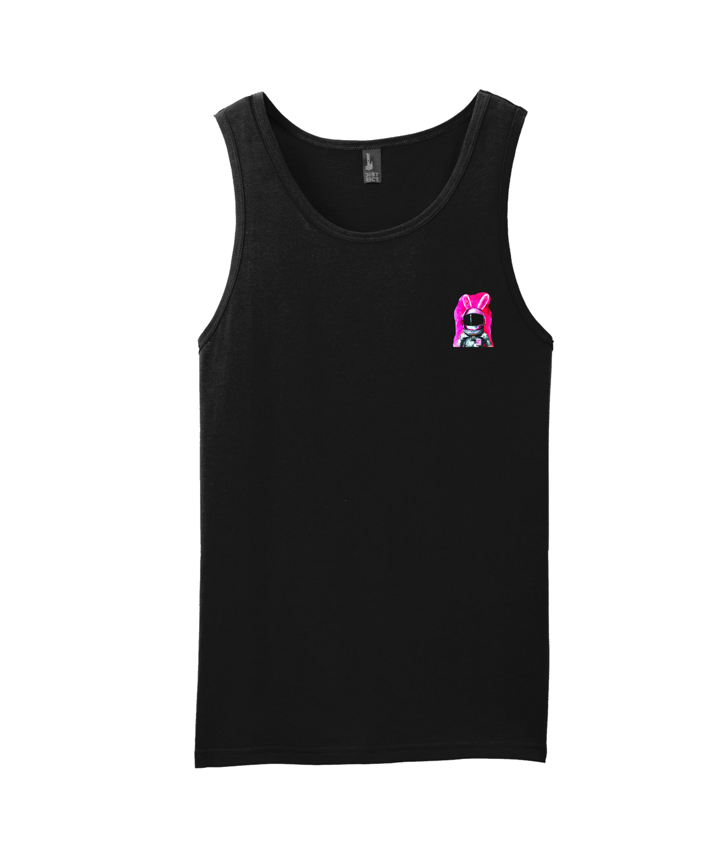 V-LEGPTOP - SPACE RABBIT - Black Tank Top