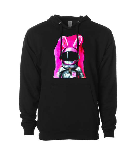 V-LEGPTOP - SPACE RABBIT - Black Hoodie
