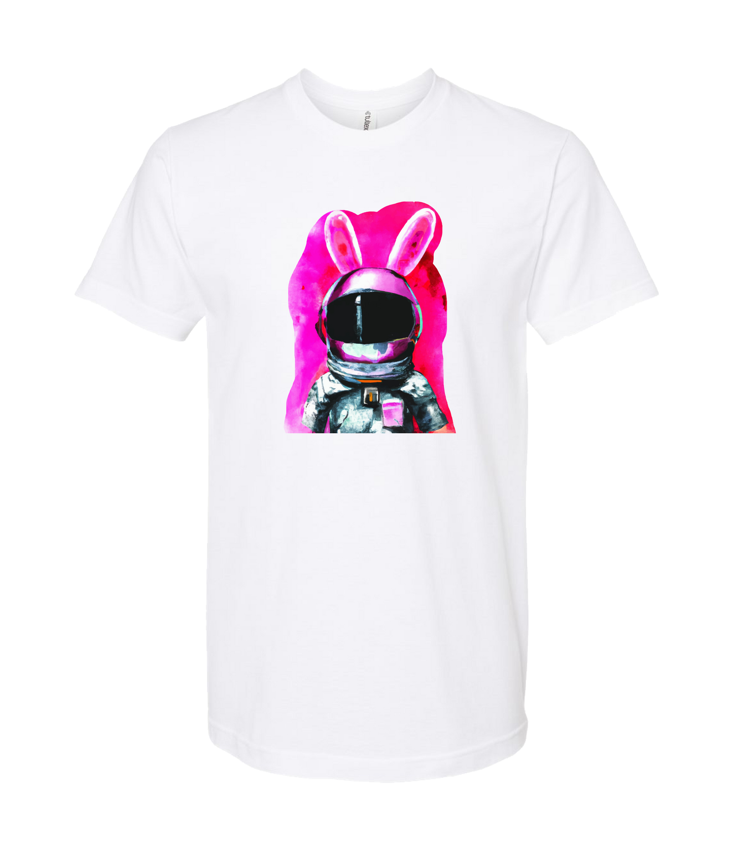 V-LEGPTOP - SPACE RABBIT - White T Shirt