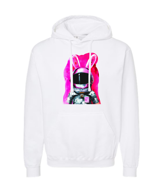 V-LEGPTOP - SPACE RABBIT - White Hoodie