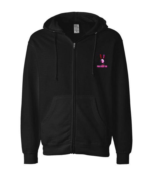 V-LEGPTOP - PRI - Black Zip Up Hoodie