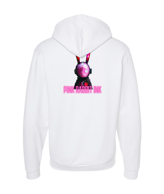V-LEGPTOP - PRI - White Zip Up Hoodie
