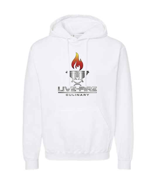 Live-Fire Culinary - Fire - White Hoodie
