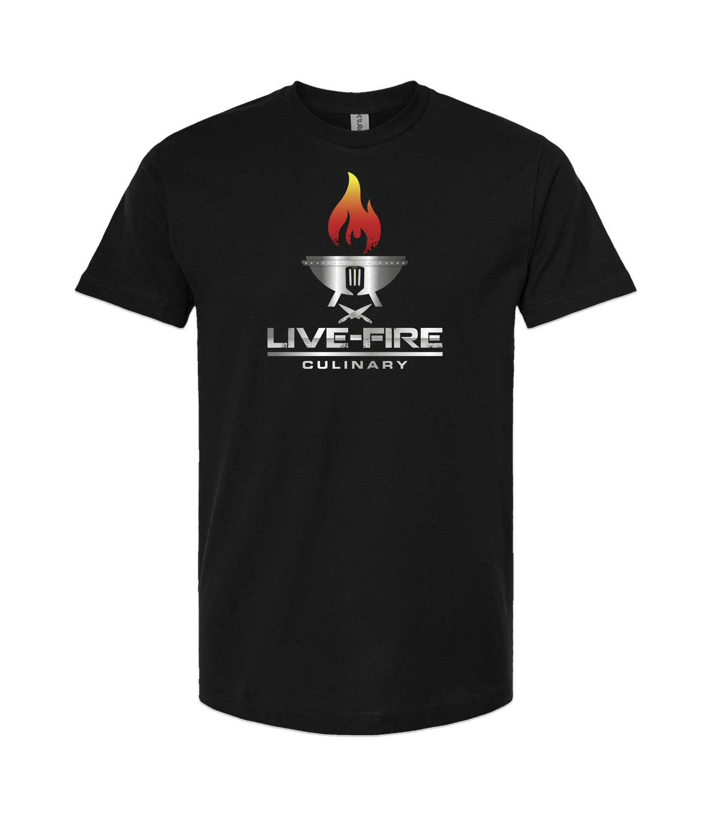 Live-Fire Culinary - Fire - Black T Shirt