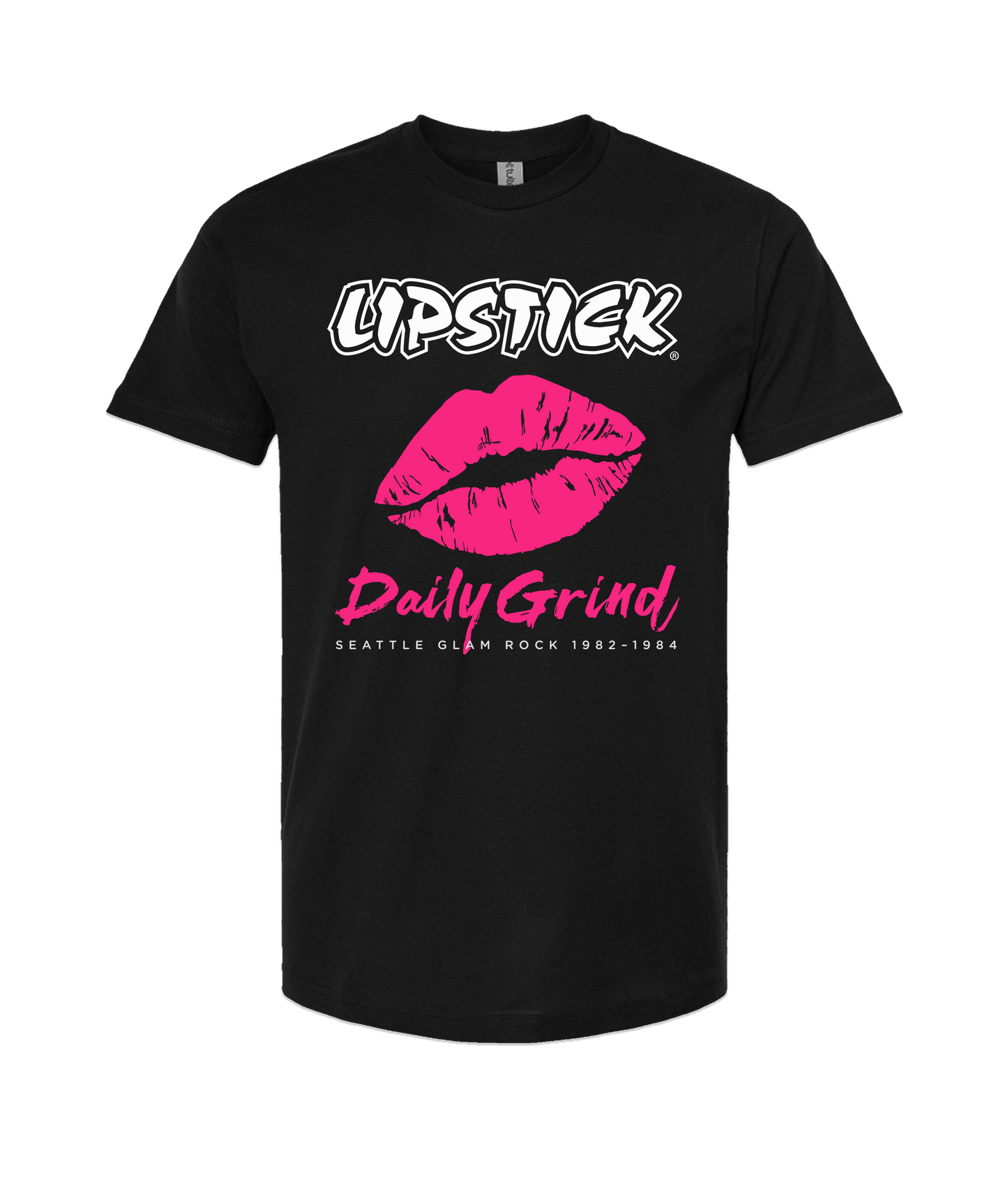 Lipstick - DAILY GRIND - Black T Shirt