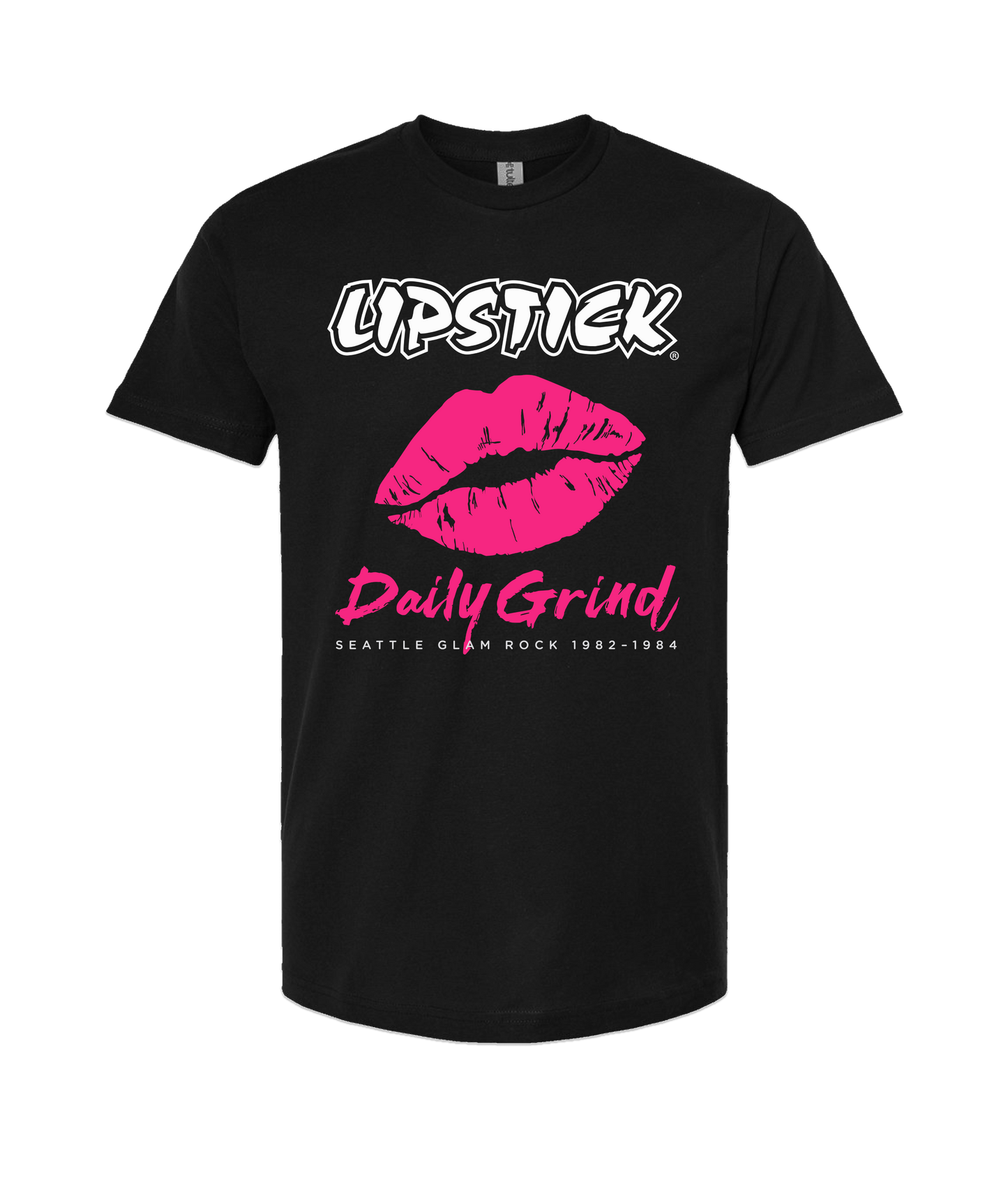 V-LIPSTOP - DAILY GRIND - Black T Shirt