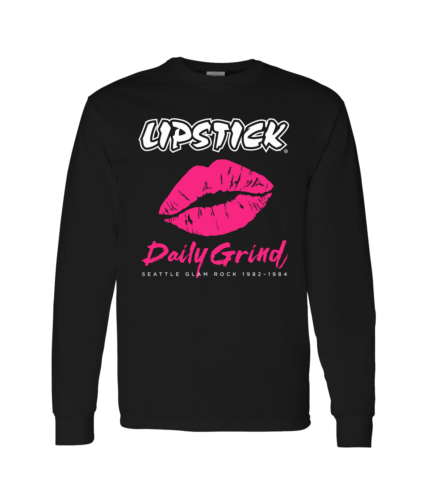 Lipstick - DAILY GRIND - Black Long Sleeve T