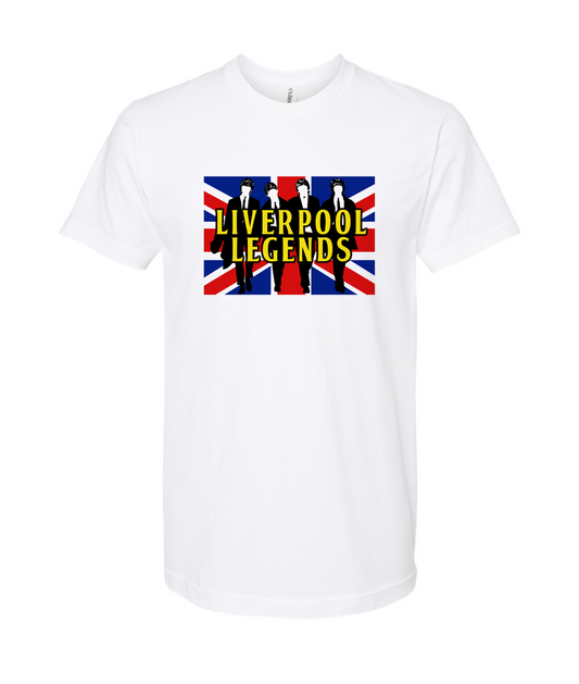 Liverpool Legends Online Merch  - Beatles - White T-Shirt