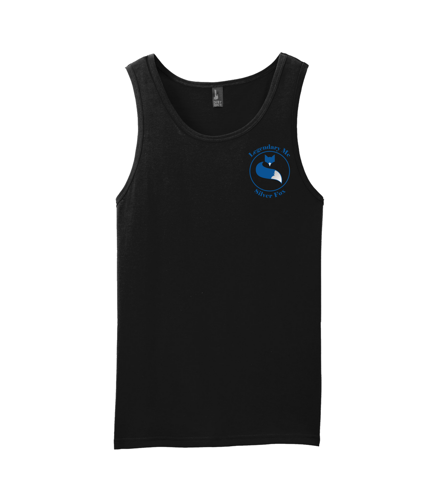 V-LMSTOP - Mc Silver Fox - Black Tank Top