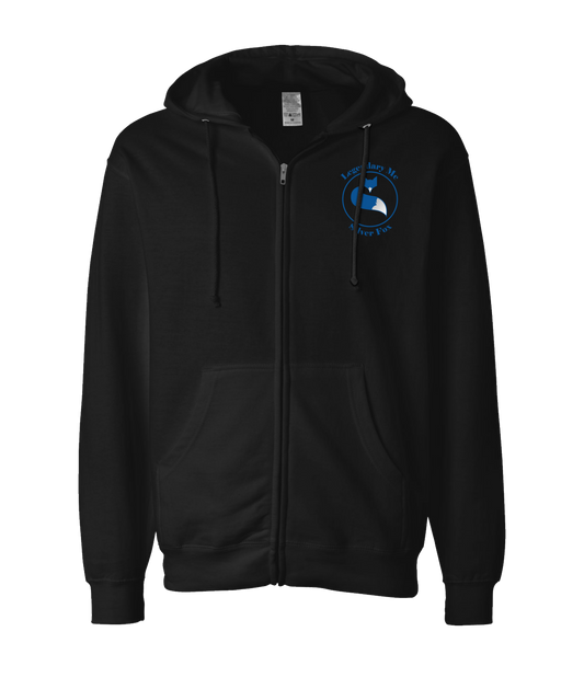 V-LMSTOP - Mc Silver Fox - Black Zip Up Hoodie
