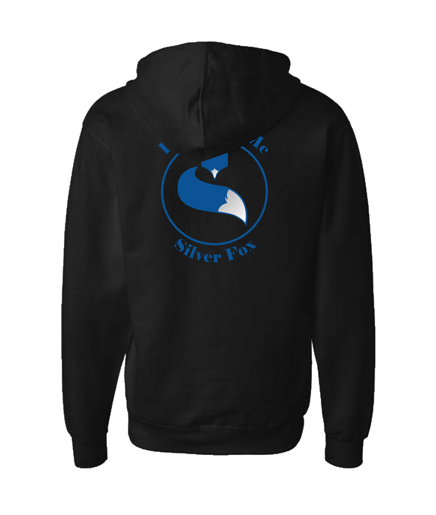 V-LMSTOP - Mc Silver Fox - Black Zip Up Hoodie