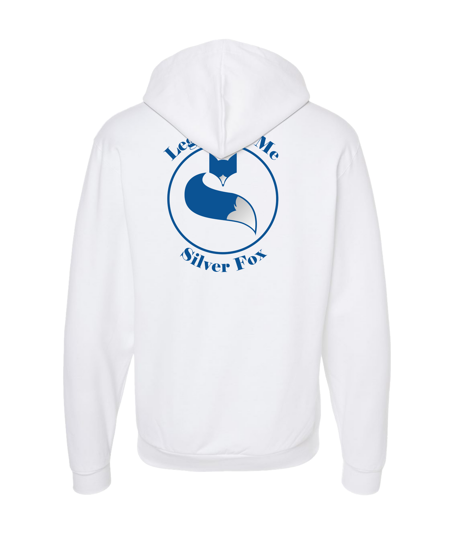 V-LMSTOP - Mc Silver Fox - White Zip Up Hoodie