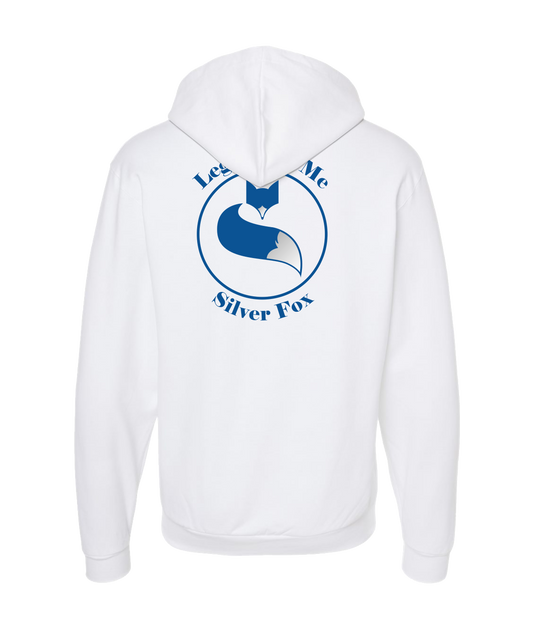 V-LMSTOP - Mc Silver Fox - White Zip Up Hoodie
