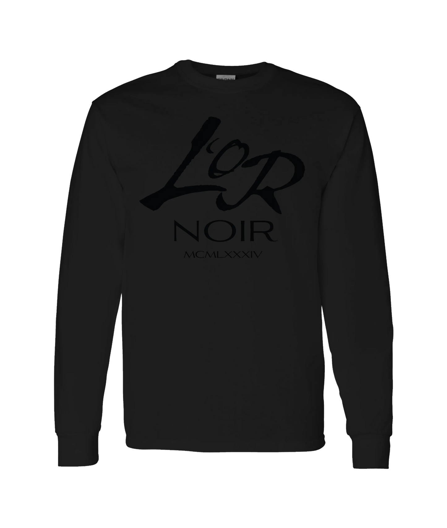 L’OR NOIR - Logo 2 - Black Long Sleeve T
