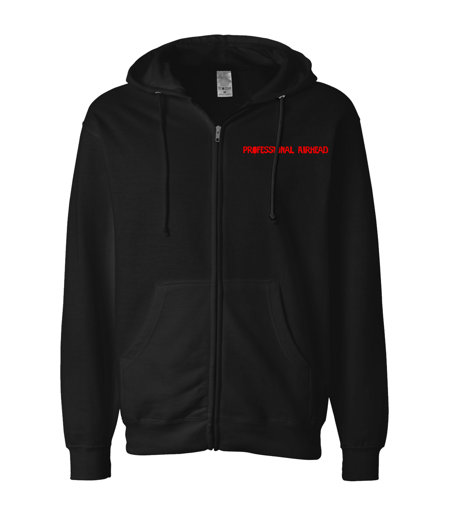 Liam Ogara YT - Professional Airhead Collection - Black Zip Up Hoodie