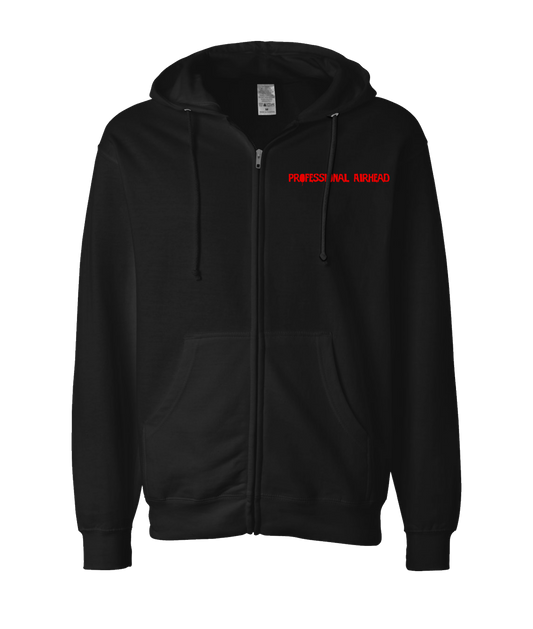 V-LOYTTOP - Professional Airhead Collection - Black Zip Up Hoodie