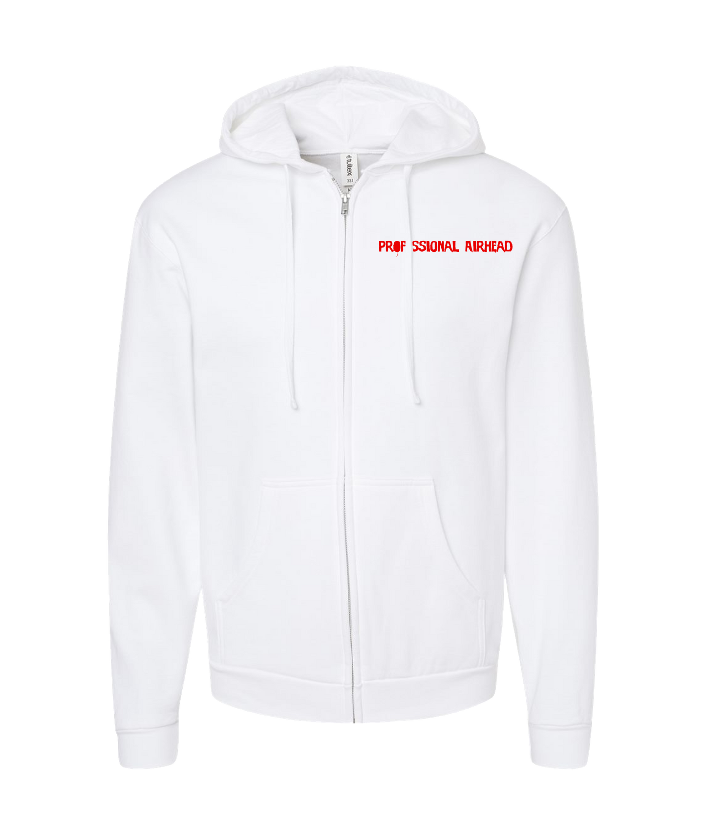 V-LOYTTOP - Professional Airhead Collection - White Zip Up Hoodie