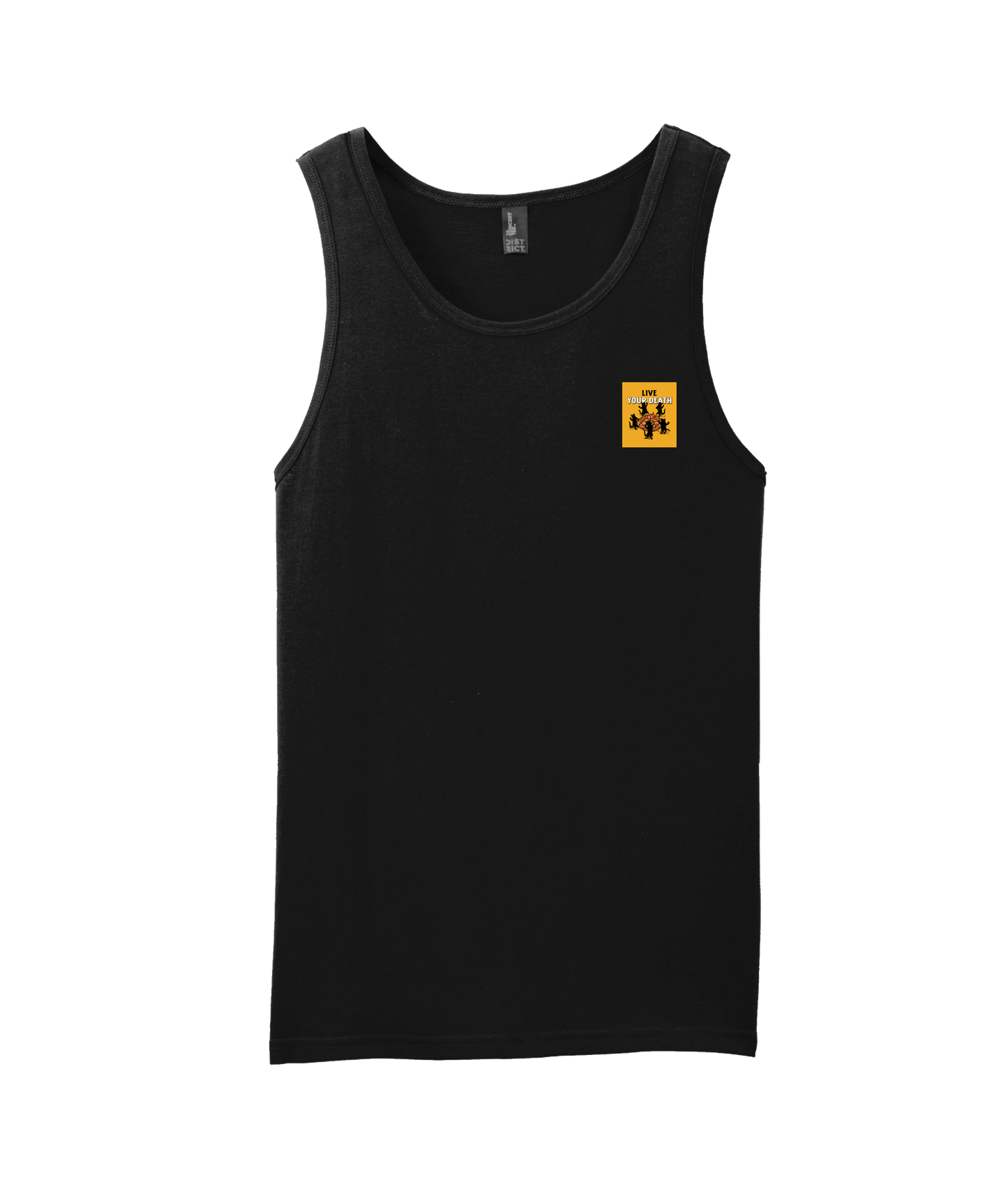 V-LYDTOP - DESIGN 1 - Black Tank Top