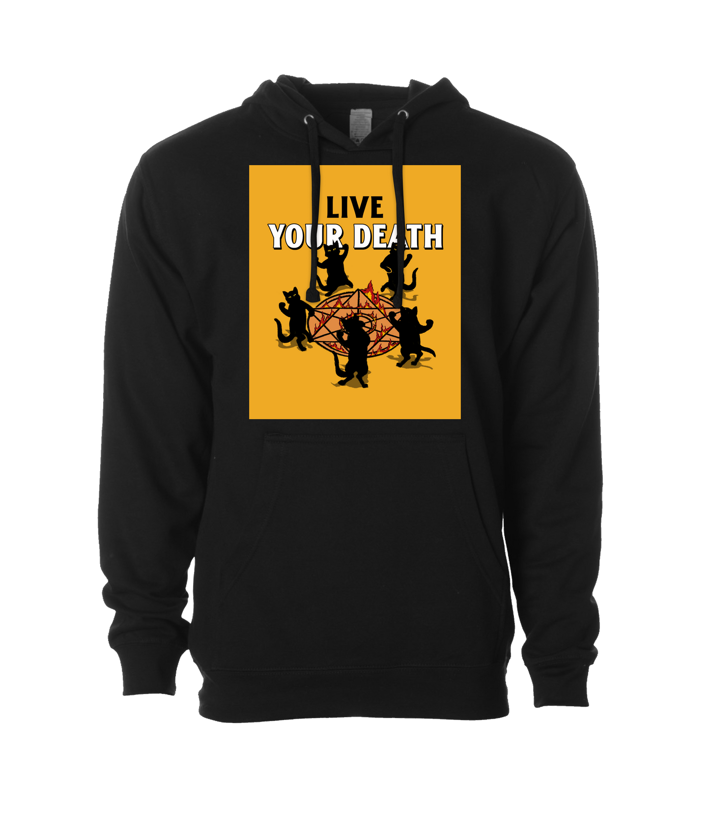 Live Your Death - DESIGN 1 - Black Hoodie
