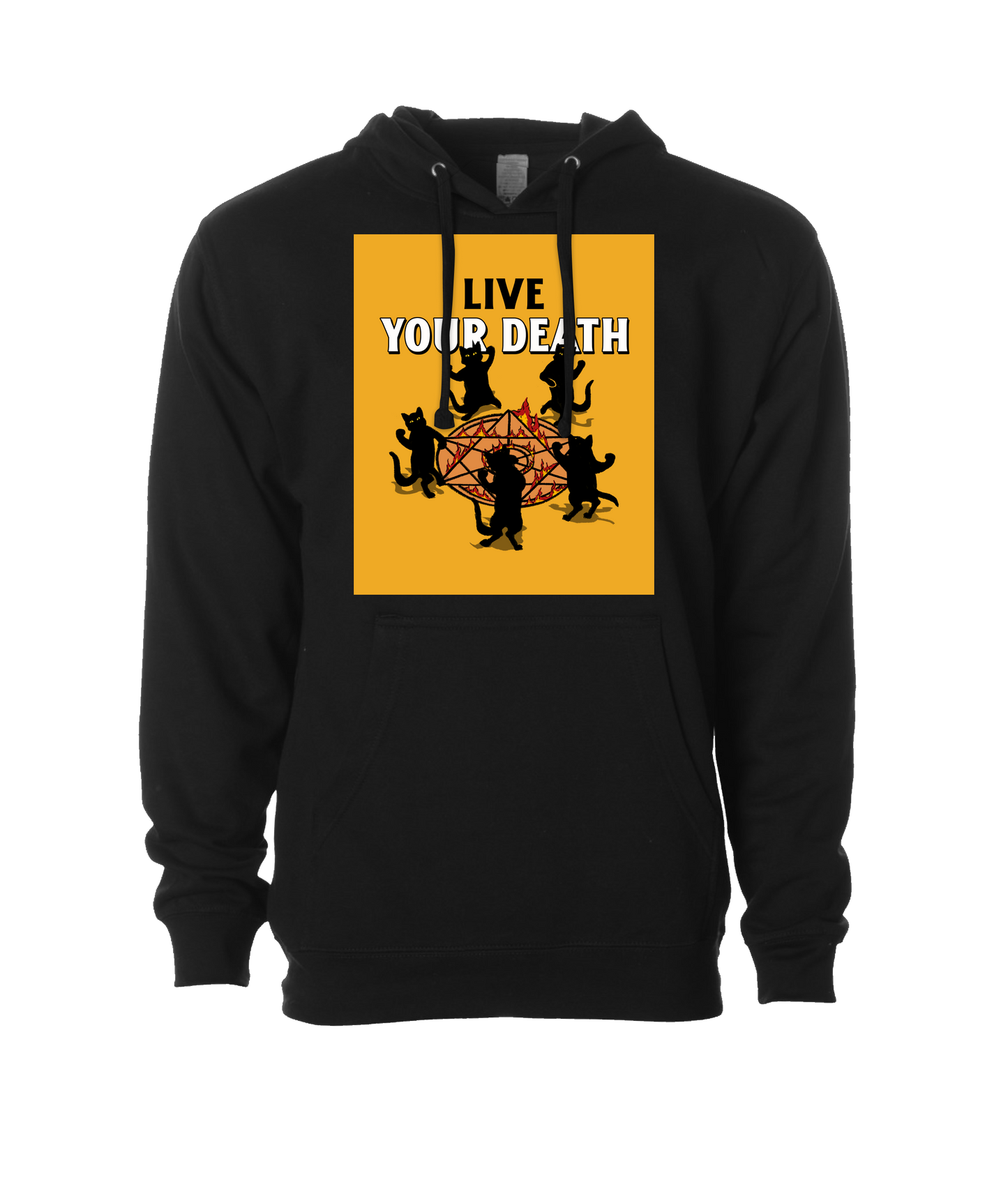V-LYDTOP - DESIGN 1 - Black Hoodie