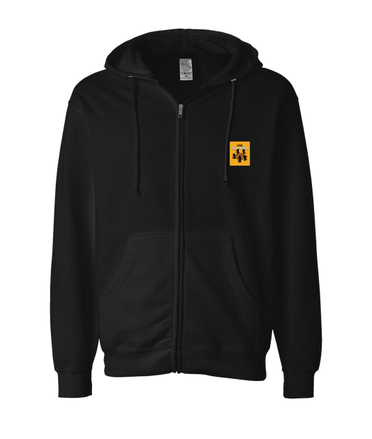 V-LYDTOP - DESIGN 1 - Black Zip Up Hoodie