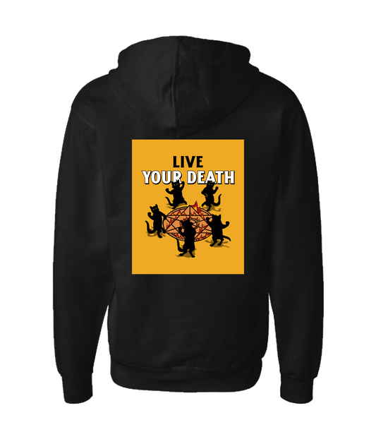 V-LYDTOP - DESIGN 1 - Black Zip Up Hoodie