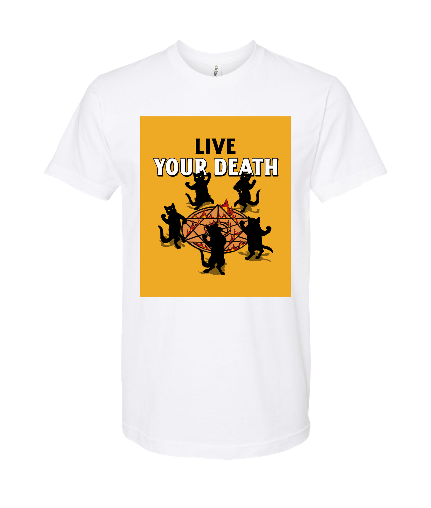 V-LYDTOP - DESIGN 1 - White T Shirt