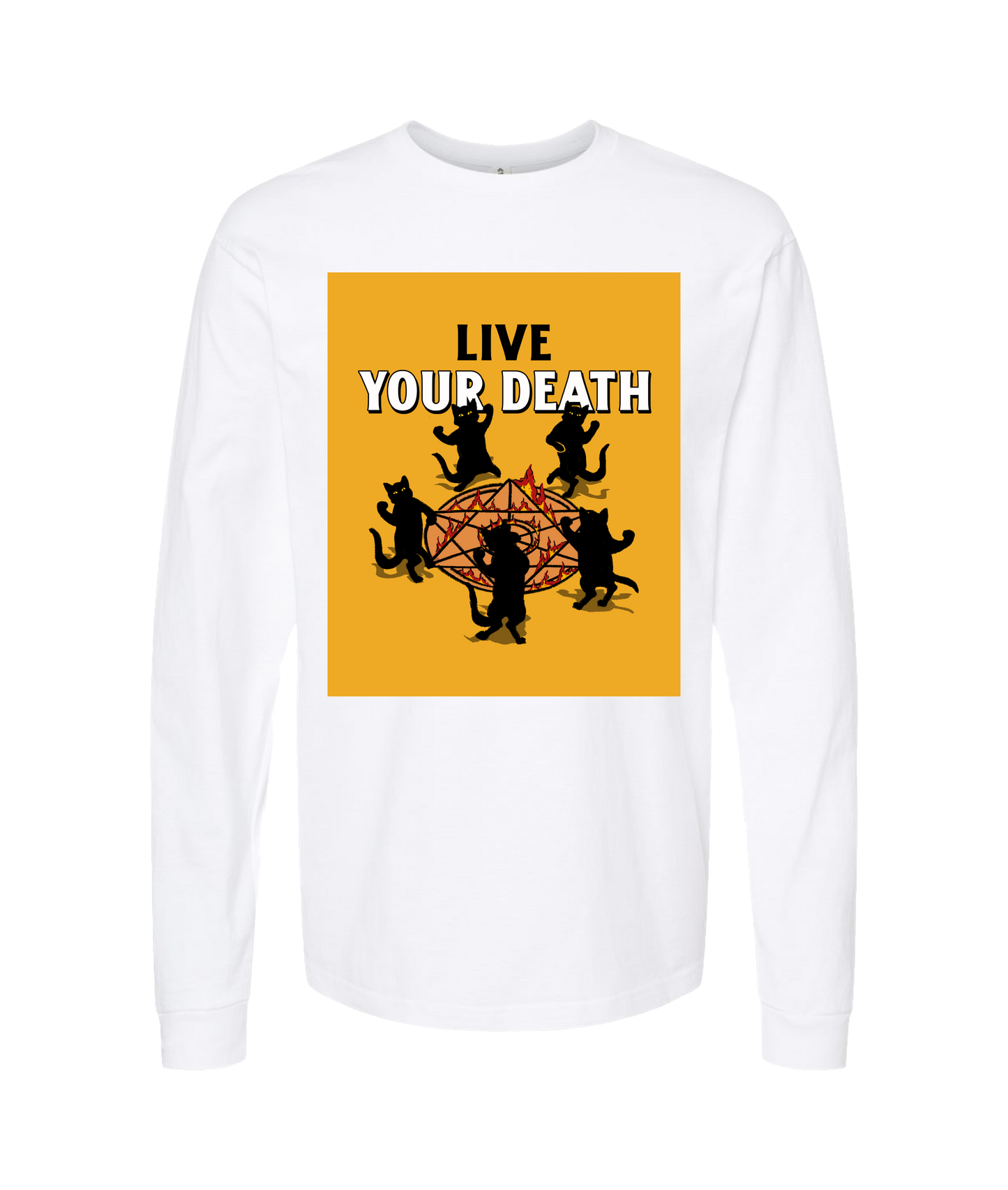 V-LYDTOP - DESIGN 1 - White Long Sleeve T