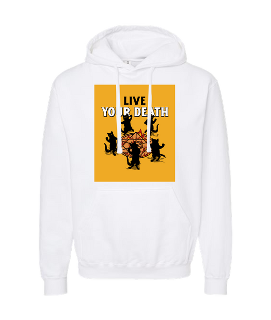Live Your Death - DESIGN 1 - White Hoodie