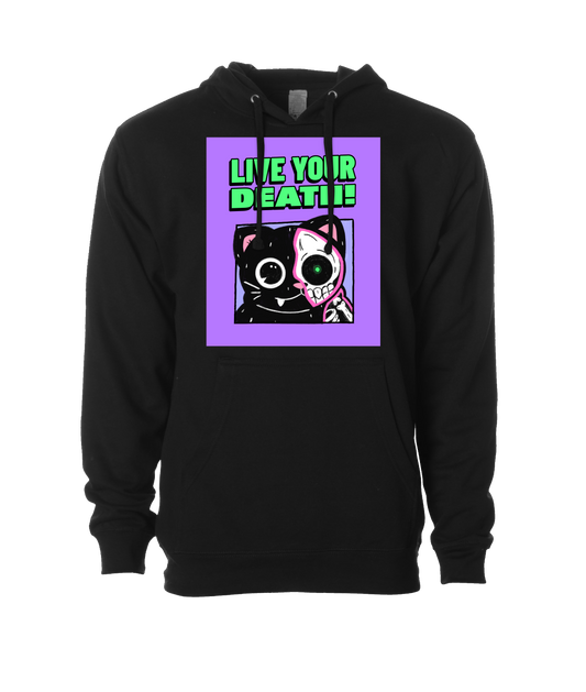 Live Your Death - DESIGN 2 - Black Hoodie