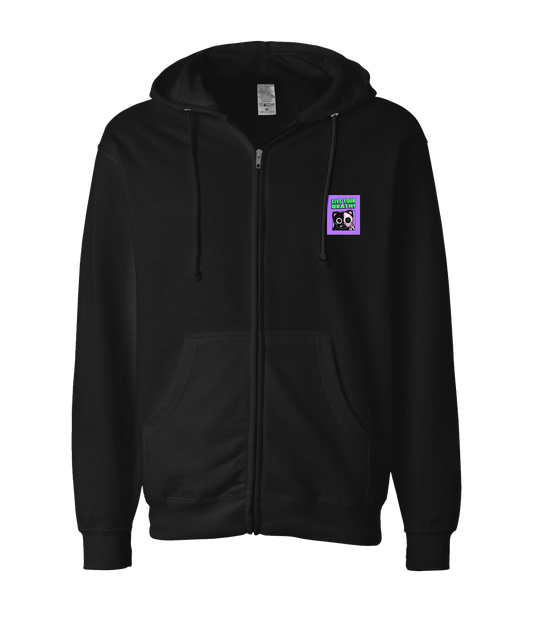 Live Your Death - DESIGN 2 - Black Zip Up Hoodie