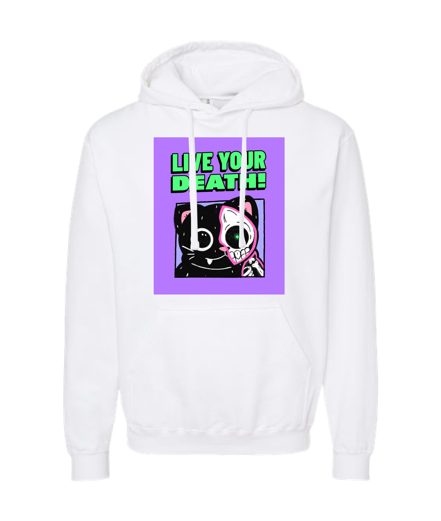 V-LYDTOP - DESIGN 2 - White Hoodie