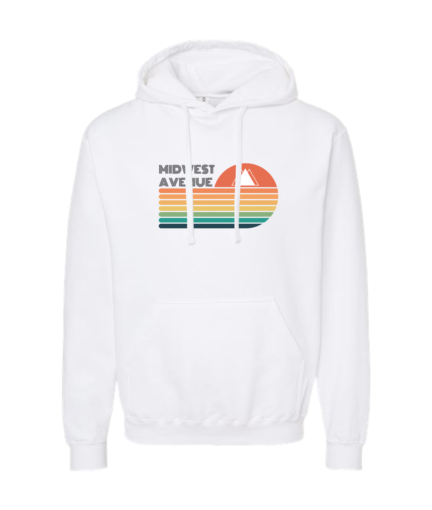 Midwest Avenue - Logo - White Hoodie