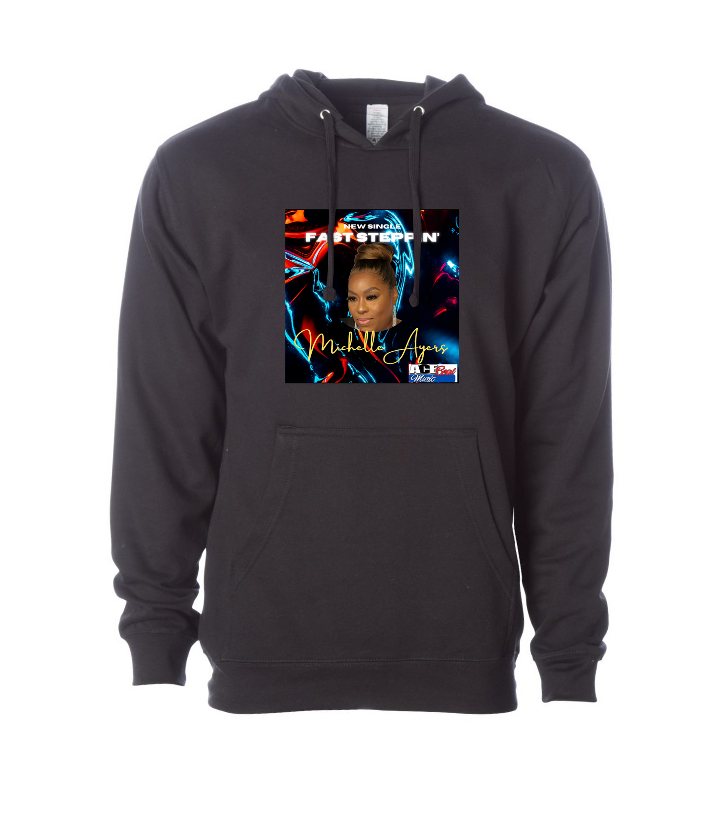 Michelle Ayers Fan Merch - Fast Steppin' - Black Hoodie