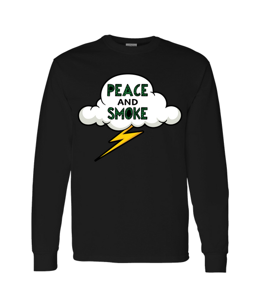 V-MBKTOP - PEACE AND SMOKE - Black Long Sleeve T