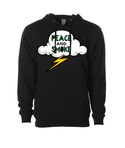 V-MBKTOP - PEACE AND SMOKE - Black Hoodie
