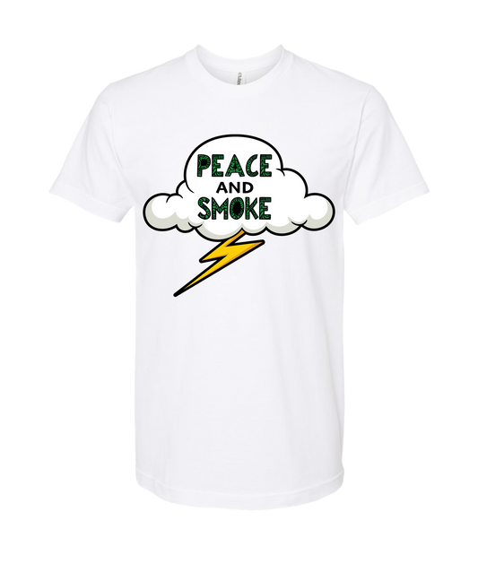 MoneyBoy 2K - PEACE AND SMOKE - White T Shirt